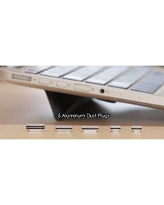 BASEQI Aluminum Dust Plugs (iHUT) for MacBook Pro Retina 13" & 15"