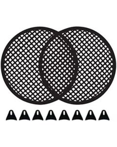 1 Pair 15" SubWoofer Mid Range Metal Mesh Waffle Speaker Grill DJ PA Car Audio