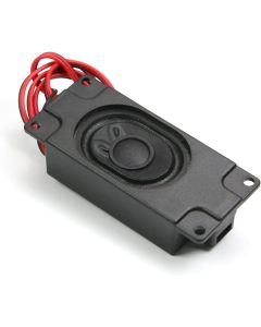 Heyiarbeit 8Ohm 2W Internal Magnet Speaker with Wire and 2 Pin Terminal Mini Loudspeaker 2.76"x1.18"x0.67" (LxWxH) Player Speaker Square for DIY Electronics Projects 1Pcs