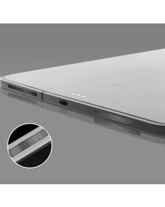 Speaker Mesh Anti Dust Proof Metal Guard Earpiece Mesh Dust Cover for iPad Pro 12.9" 11' 2020&2021 Air 4 and New iPad Mini 6 (2 Sets/Black)