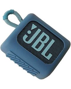 Kaladior Protective Silicone Cover Carrying Case for JBL Go 3 Portable Speaker (Blue)