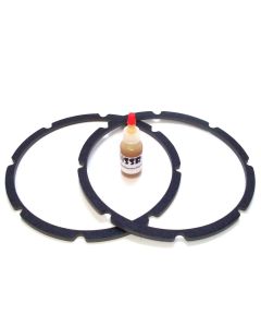 8" Pro-Grade Speaker/Subwoofer Chip Gaskets-Adhesive Included