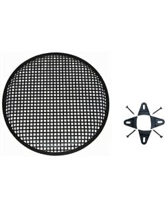 18 Inch 18" Universal Metal Car Audio Speaker SubWoofer Waffle Grill Protector Cover with Clips and Screws