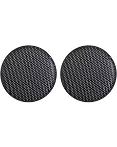 CNSZNAT 2Pcs 3inch Speaker Grill Cover - Speaker Decorative Steel Mesh Circle Car Speaker Protective Mesh Cover for Replacement Black