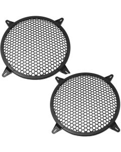 SQXBK 10 Inch Speaker Grille 2pcs 10 Inch Car Audio Speaker Subwoofer Metal Waffle Guard Protector Net with Screws Loudspeaker Protective Mesh Cover